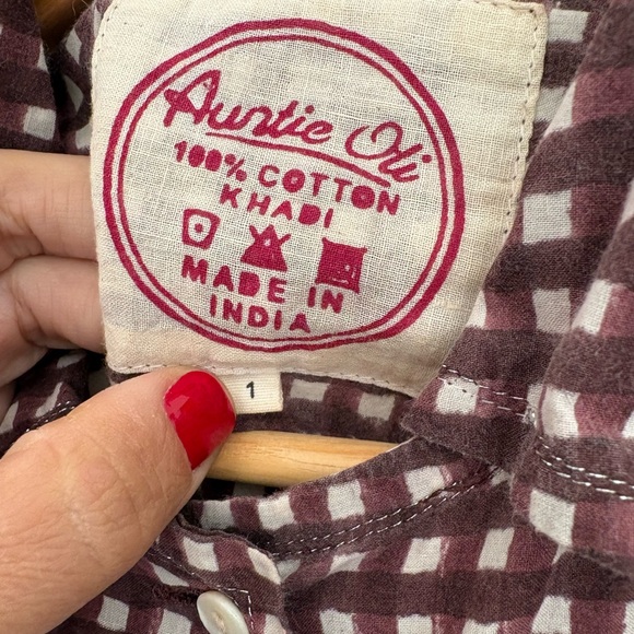 Auntie Oti Khadi Cotton Shirt - Picture 2 of 4